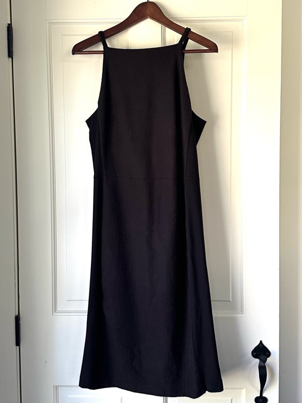 DKNY Black Women's Sleeveless Shift Dress, Size 10